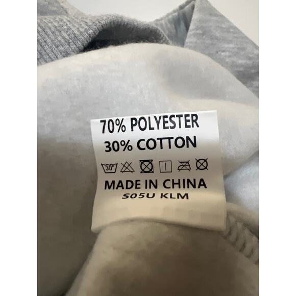 ATHMILE Half Zip Pullover Sweater Hoodie with Kangaroo Pockets Gray NWT Size XL - Picture 8 of 9